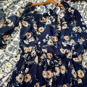 Floral Ruffle Romper